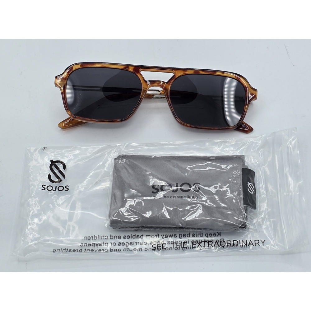Sojos SJ2186 C4 SY Tortoise Shell Sunglasses‎ 55[]20 150 - Very Good Frame